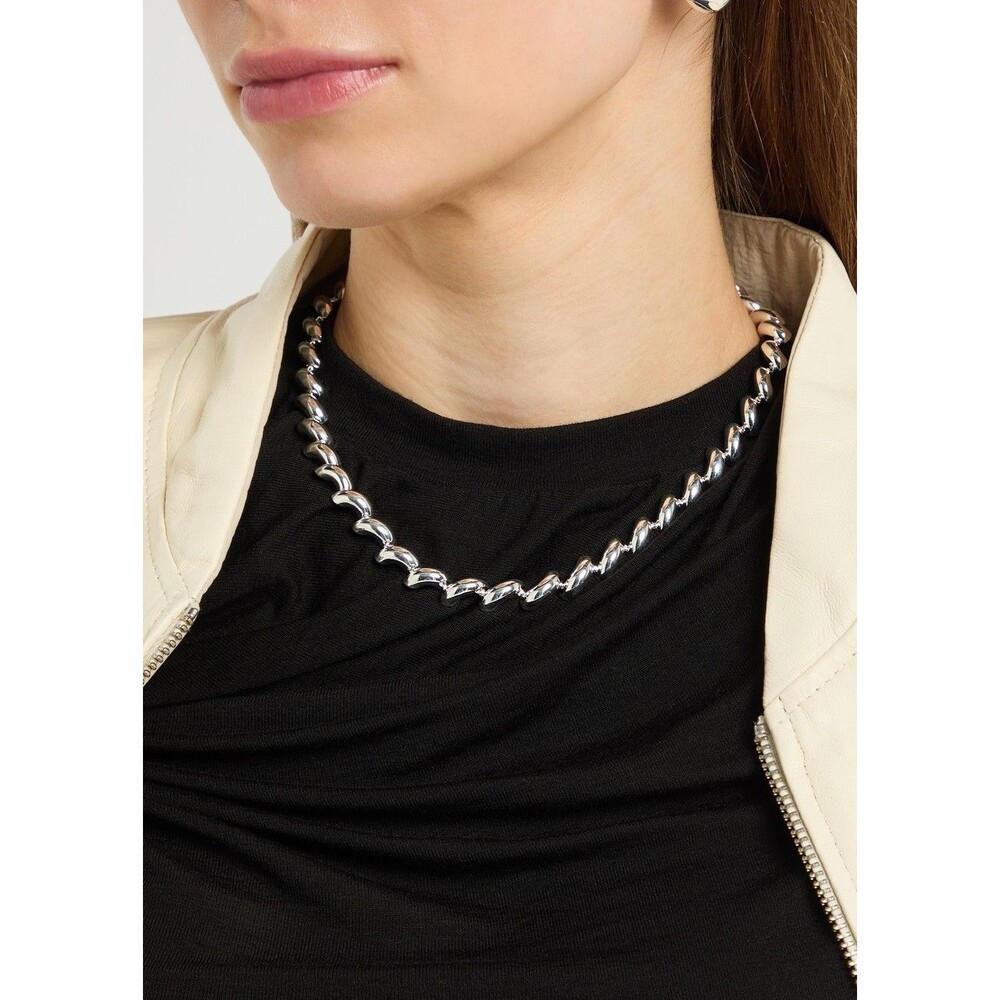 LIÉ STUDIO Edith Necklace 925 Sterling Silver Plated Brass NWT/Great Gift
